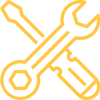 Maintenance Services Wrench Setting Support Tools Icon