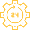 24-Hour Service Icon